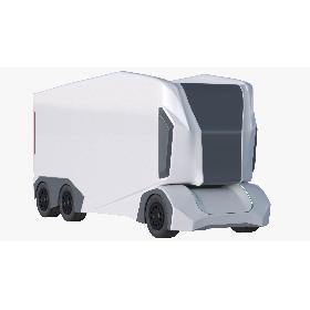 3D Einride Electric Autonomous Truck model